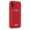 Apple İphone 12 Kılıf Coco Elit Kapak - Kırmızı