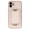 Apple İphone 12 Kılıf Coco Elit Kapak - Pudra
