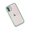 Apple İphone 12 Kılıf Razer Lensli Silikon - Yeşil