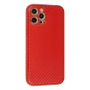 Apple İphone 12 Pro Kılıf Coco Karbon Silikon - Kırmızı