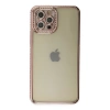 Apple İphone 12 Pro Kılıf Joke Taşlı Silikon - Pembe