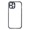 Apple İphone 12 Pro Kılıf Miami Şeffaf Silikon - Lacivert