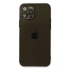 Apple İphone 12 Pro Max Kılıf Fly Lens Silikon - Siyah