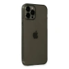 Apple İphone 12 Pro Max Kılıf Fly Lens Silikon - Siyah
