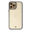 Apple İphone 12 Pro Max Kılıf Liva Lens Silikon - Mavi