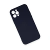 Apple İphone 12 Pro Max Kılıf Nano İçi Kadife Silikon - Lacivert
