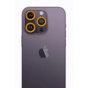 Apple İphone 12 Pro Max Neon Fosforlu Kamera Lens - Sarı