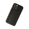Apple İphone 13 Kılıf Coco Deri Standlı Kapak - Siyah