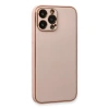 Apple İphone 13 Pro Kılıf Coco Deri Silikon Kapak - Pembe