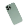 Apple İphone 13 Pro Max Kılıf Nano İçi Kadife Silikon - Su Yeşili
