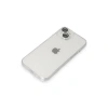 Apple İphone 14 Kılıf Luko Lens Silikon - Gümüş