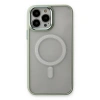 Apple İphone 14 Pro Max Kılıf Room Magneticsafe Silikon - Su Yeşili