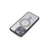 Apple İphone 15 Pro Max Kılıf Joke Simli Magneticsafe Kılıf - Siyah