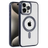 Apple İphone 15 Pro Max Kılıf Kronos Magsafe Kapak - Lacivert