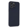 Apple İphone 15 Pro Max Kılıf Nano İçi Kadife Silikon - Lacivert
