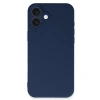 Apple İphone 16 Kılıf First Silikon - Lacivert