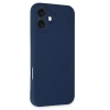 Apple İphone 16 Kılıf First Silikon - Lacivert