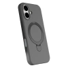 Apple İphone 16 Plus Regal Magsafe Standlı Kapak - Titan Gri