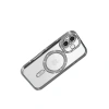 Apple İphone 17 Joke Simli Magneticsafe Kılıf - Gümüş