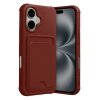 Apple İphone 17 Kelvin Kartvizitli Silikon - Bordo