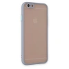 Apple İphone 6 Kılıf Montreal Silikon Kapak - Gri