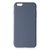 Apple İphone 6 Plus Kılıf Nano İçi Kadife Silikon - Gri