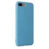 Apple İphone 7 Plus Kılıf Nano İçi Kadife Silikon - Mavi