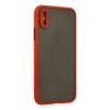 Apple İphone X Kılıf Montreal Silikon Kapak - Kırmızı