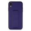 Apple İphone Xr Kılıf Coco Deri Standlı Kapak - Mor