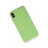 Apple İphone Xs Max Kılıf Nano İçi Kadife Silikon - Açık Yeşil