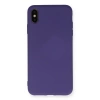 Apple İphone Xs Max Kılıf Nano İçi Kadife Silikon - Mor