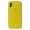 Apple İphone Xs Max Kılıf Pp Ultra İnce Kapak - Sarı