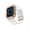 Apple Watch 42mm Kr401 Silikon Kordon (saat Değildir) - Beyaz-rose