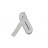 Beyaz - 4cm Paça Lastik Yassı Geniş 10mt (5580)