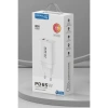 C99Q 65w Pd Destekli Type-c Ve Usb Çift Çıkışlı Hızlı Şarj Adaptörü - Beyaz