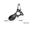 Crkt 9100k Eat’n Tool Karabina Çok Fonksiyonlu Karabina Tornavida Lokma Açacak Çatal Kaşık