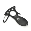 Crkt 9100k Eat’n Tool Karabina Çok Fonksiyonlu Karabina Tornavida Lokma Açacak Çatal Kaşık