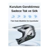 D2-6x 1000m Mesafeli 6 Kanallı İntercom Bluetooth Motosiklet Kask Kulaklığı İntercom Kulaklık