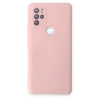 General Mobile Gm 21 Pro Kılıf Nano İçi Kadife Silikon - Pudra
