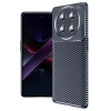 Honor Magic 7 Lite Kılıf Auto Focus Karbon Kapak - Lacivert