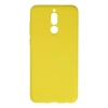 Huawei Mate 10 Lite Kılıf Nano İçi Kadife Silikon - Sarı