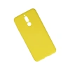 Huawei Mate 10 Lite Kılıf Nano İçi Kadife Silikon - Sarı