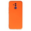 Huawei Mate 20 Lite Kılıf Nano İçi Kadife Silikon - Turuncu