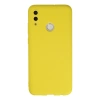 Huawei P Smart 2019 Kılıf Nano İçi Kadife Silikon - Sarı