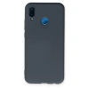 Huawei P20 Lite Kılıf Nano İçi Kadife Silikon - Gri