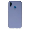 Huawei P20 Lite Kılıf Nano İçi Kadife Silikon - Lila