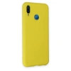Huawei P20 Lite Kılıf Nano İçi Kadife Silikon - Sarı