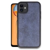İphone 11 Kılıf Aras Deri Kapak - Lacivert