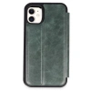İphone 11 Kılıf Flip Cover - Koyu Yeşil