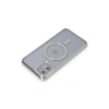 İphone 11 Kılıf Joke Simli Magneticsafe Kılıf - Gümüş